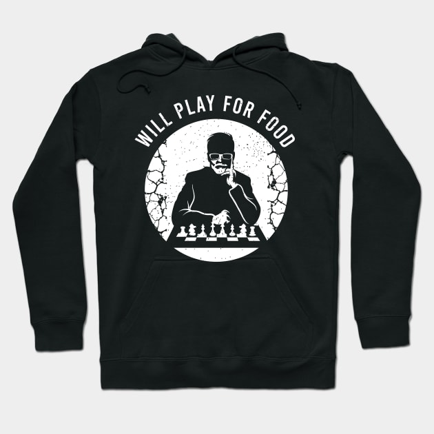 Funny Chess Quote Clothing For A Player Of Chess Hoodie by AlleyField